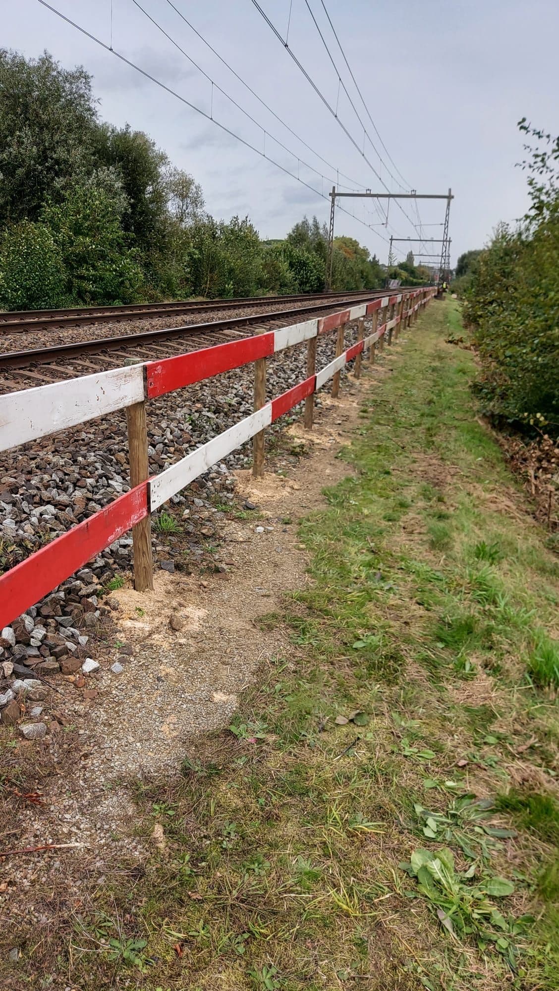 Veiligheid betekent rood en wit 