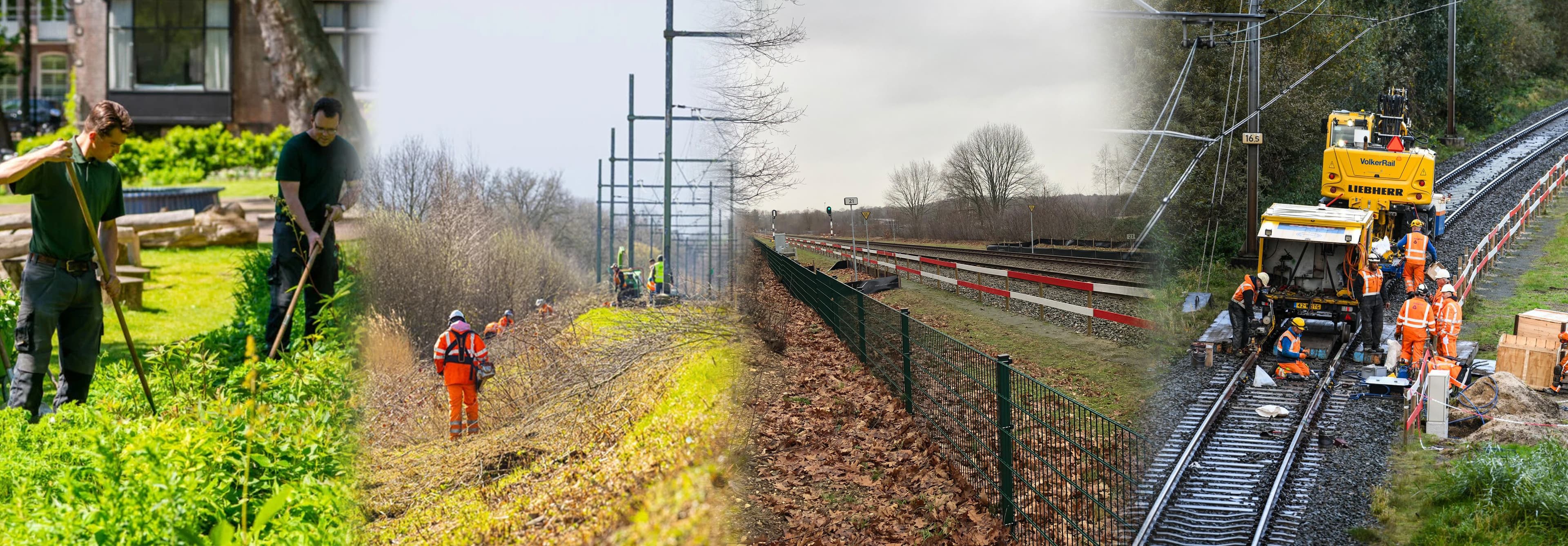 Uw betrouwbare partner in groen- en spoorwerkzaamheden.